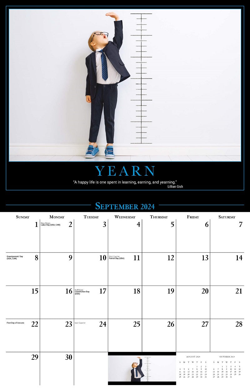 Motivation International Wall Calendar